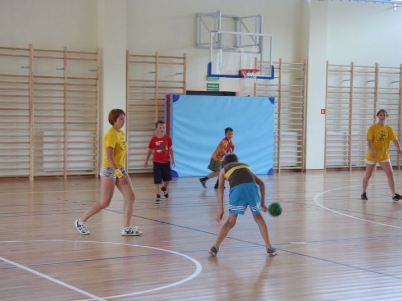 Bliskie spotkanie z piłką ręczną
