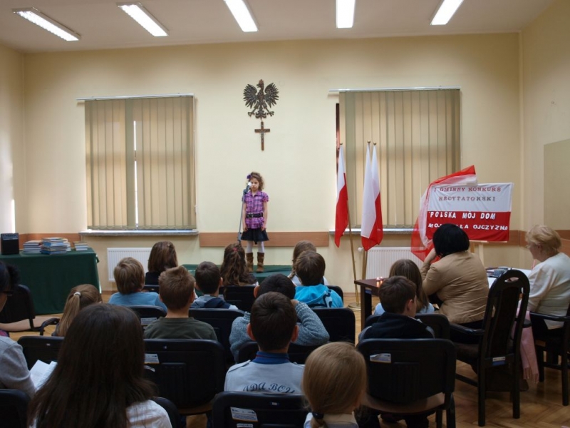 Konkurs recytatorski - Polska Mój Dom, Moja Mała Ojczyzna