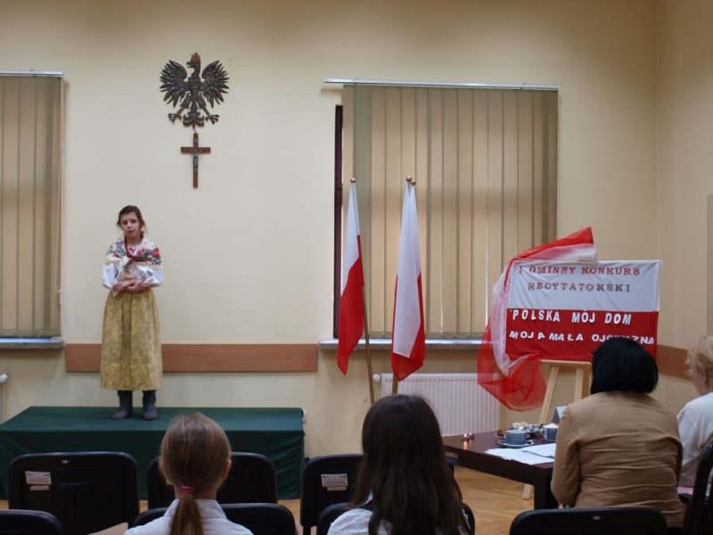 Konkurs recytatorski - Polska Mój Dom, Moja Mała Ojczyzna