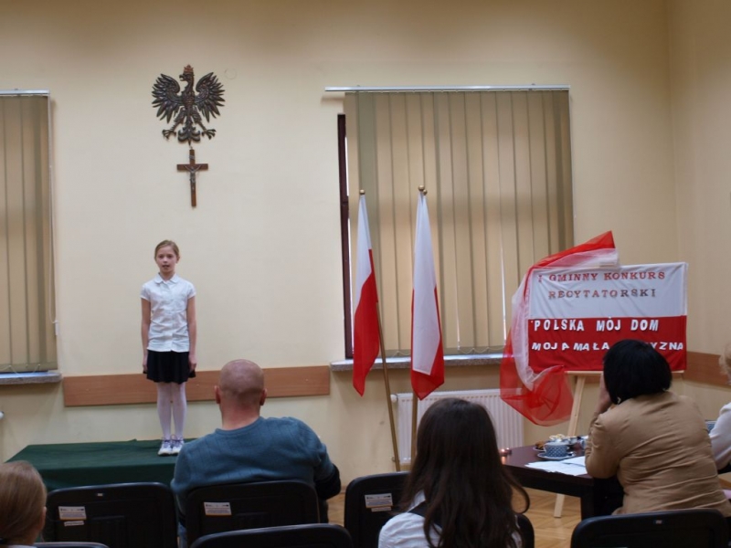Konkurs recytatorski - Polska Mój Dom, Moja Mała Ojczyzna