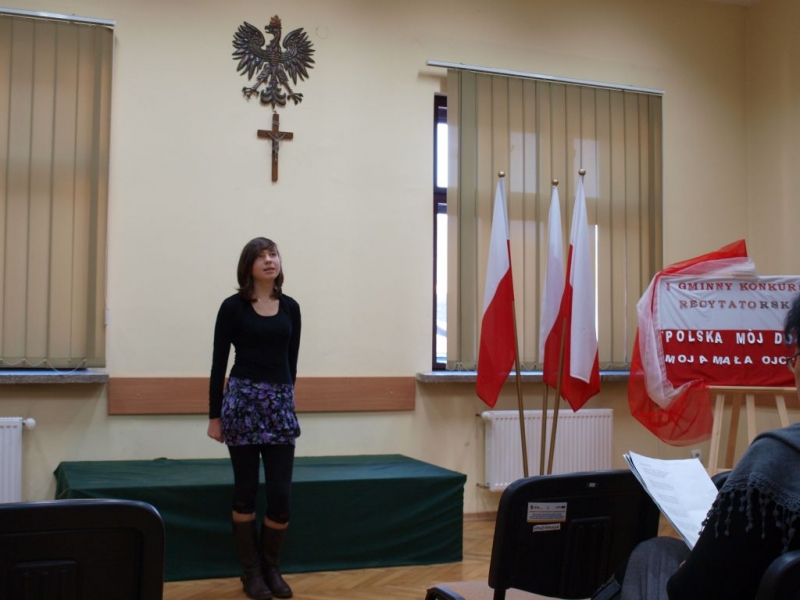 Konkurs recytatorski - Polska Mój Dom, Moja Mała Ojczyzna