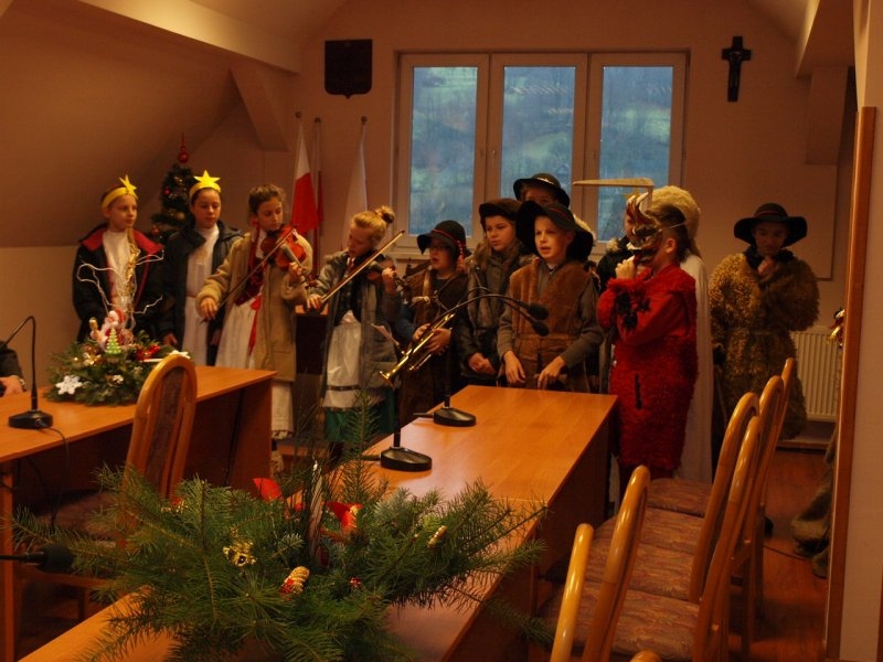 Kolędowanie w urzędzie gminy