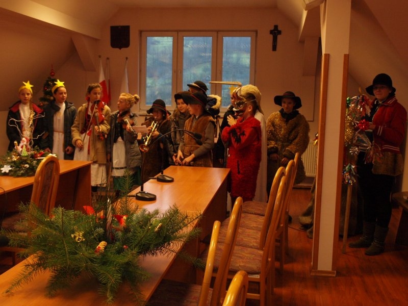 Kolędowanie w urzędzie gminy
