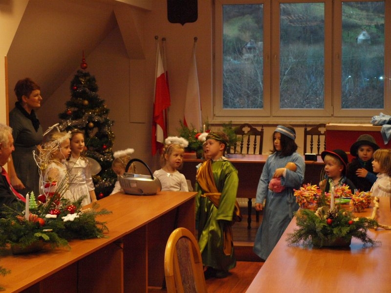 Kolędowanie w urzędzie gminy