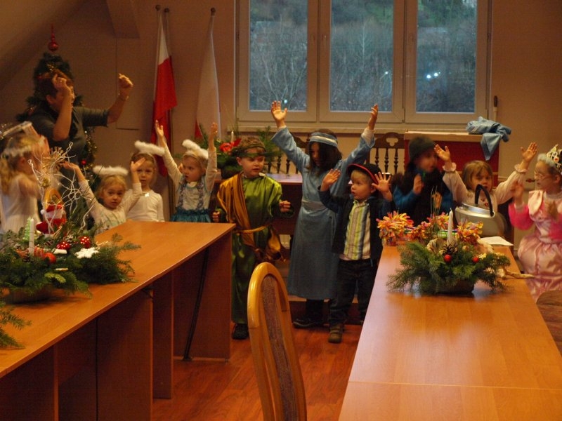 Kolędowanie w urzędzie gminy