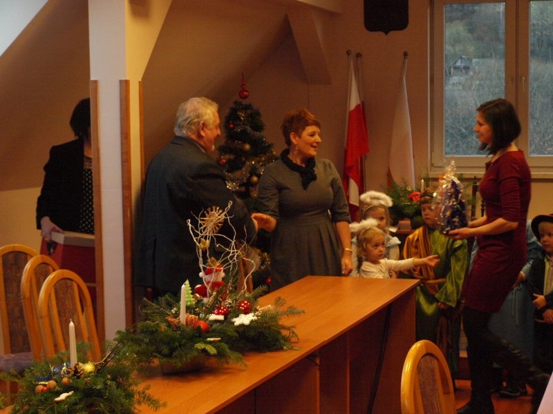 Kolędowanie w urzędzie gminy