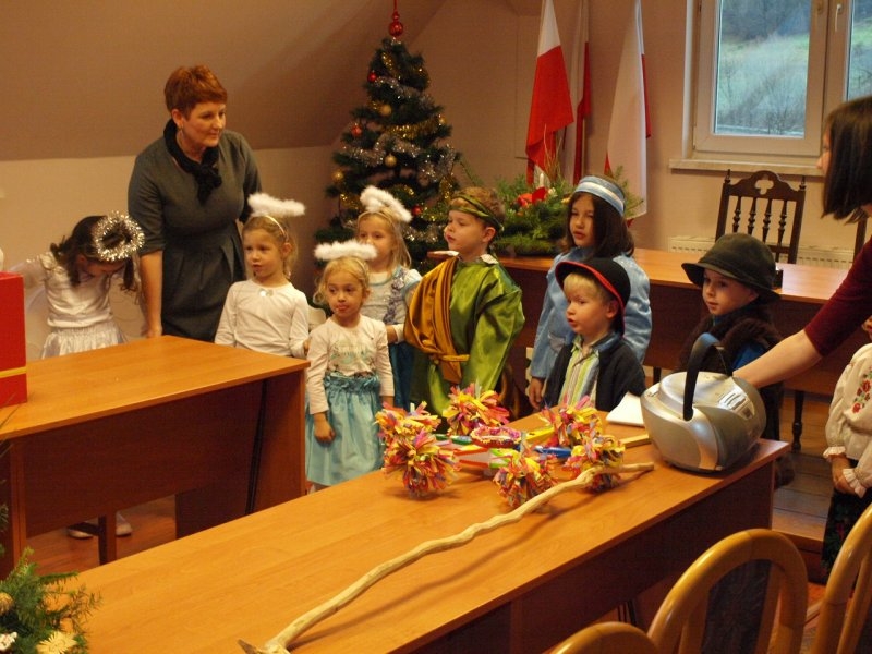 Kolędowanie w urzędzie gminy